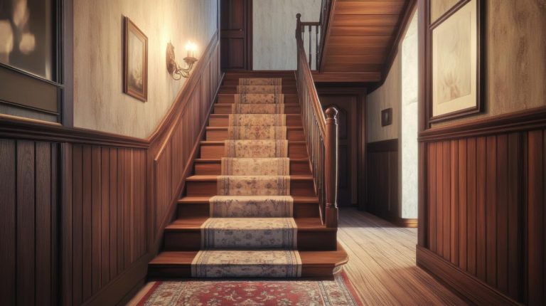 tapis escalier classique